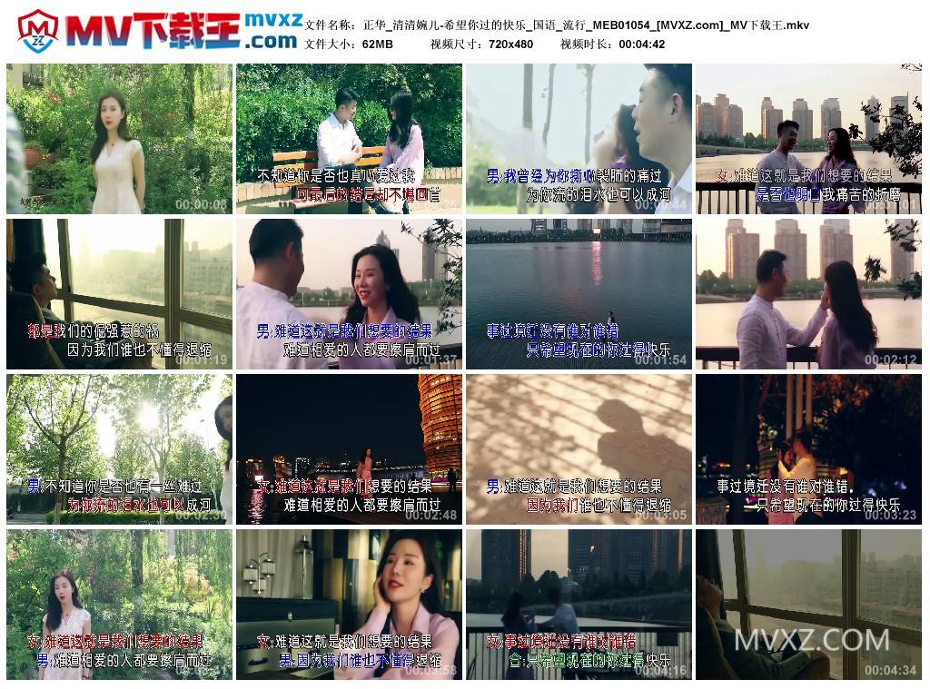 正华_清清婉儿-希望你过的快乐_国语_流行_MEB01054